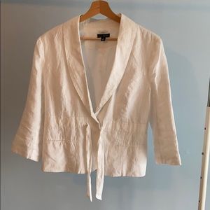 White Linen Jacket